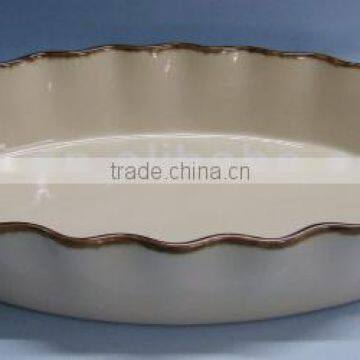 Stoneware Colored Baking Oven Dish photo-2