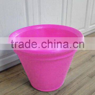 Big Size Colorful Flower Pot PE Material Gardon Pots photo-3