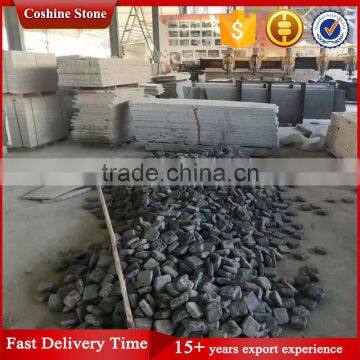 Cheap China Black Basalt Granite Cobblestone Patio Paver photo-5