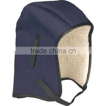 Flame resistant hard hat liner for winter safety helmets liner