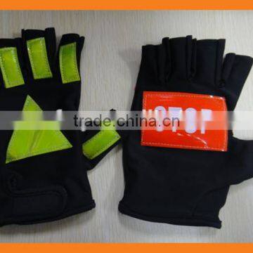 UPF50+ Lycra Sun Protective Reflective Traffic Gloves photo-4