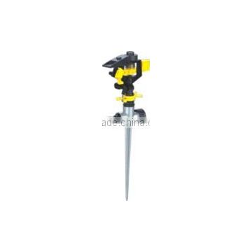 Zinc spike, plastic head impulse sprinkler