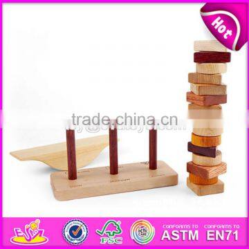 2017 New Design Kids Play Wooden Block Stacking Games W13D142 photo-4