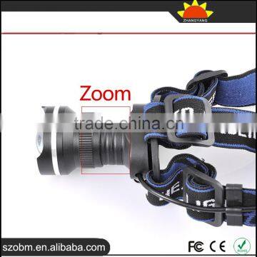 Wholesale High Quality XQ24 T6 LED 1800Lm Waterproof Rechargeable LED Headlamp With 18650 Battery ,charger photo-4