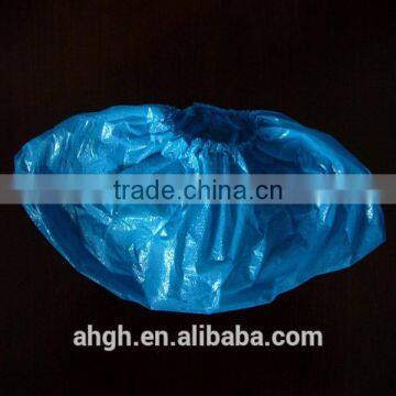 Medical Disposable Waterproof Anti Skid PE Shoe Cover,Nonwoven Fabric of Disposable CPE Shoe Cover for Hospital or Clinic photo-5