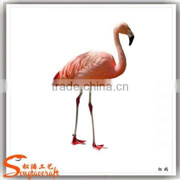 High Simulation Fiberglass Garden Statue Molds Crane Statue Red-crowned Crane Statue photo-2