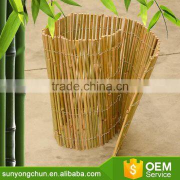 original manufacture of green barrier bamboo fence panel for sale