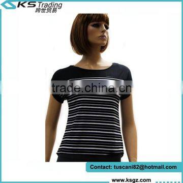 Online Wholesale Women Short Sleeve Blouse China Apparel Suppliers for Canton Fair