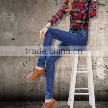 China wholesale new fashion personality ladies denim jeans