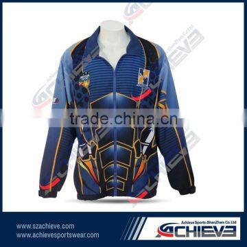 OEM service wholesale custom men running jacket tracksuit