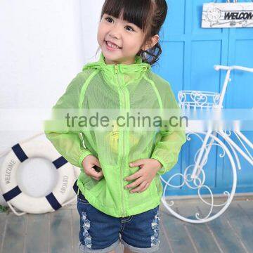 Wholesale Custom sun protection girls and boy clothing 2016