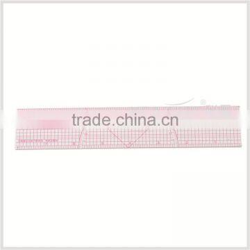 Kearing Brand sandwich line printing 20cm&8" 1.2mm thick sewing garment painting grading ruler #B-56