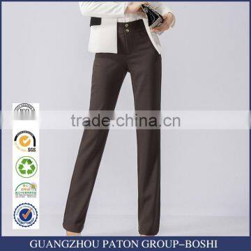 2017 spring and autumn pants waist straight middle-aged thin size casual pants Pendant pants custom made