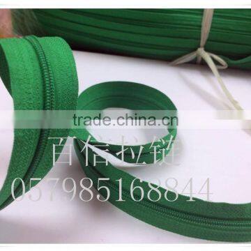 number 5 zipper is used clothes case long chain 200 yard/roll