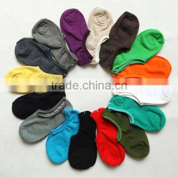 hot sale colorful soft boat socks men low cut boat socks