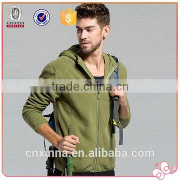 Winter outer super warm hooded fleece jacket