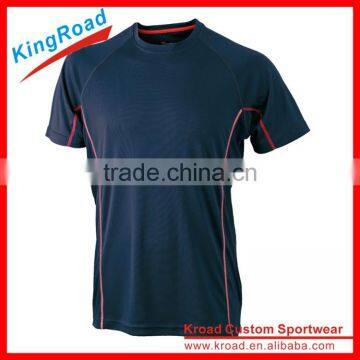 Professional custom made dye sublimation printing sports loose top running shirt