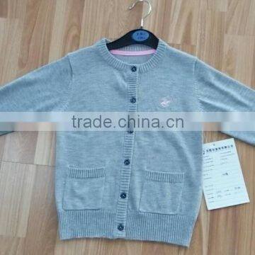 (KD0441) excellent quality kid cardigan sweaters