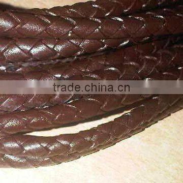 Braided Leather Cord for Color