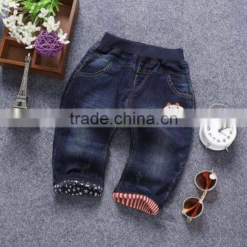 Fashion Baby Girls Boys Cute Baby Long Trouser Kids Soft Jeans Pants photo-3