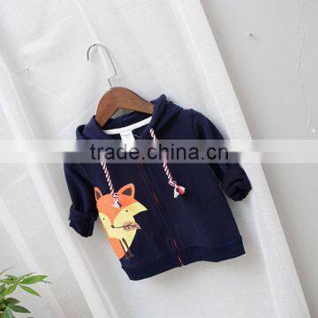 YE5202 Autumn 2017 Children Clothing Zipper Cartoon Boys Hooded Coats photo-4