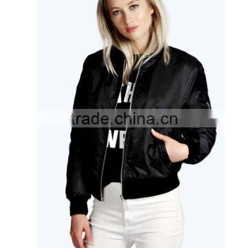 Zm50317b New Style Women Clothes Europe Autumn and Winter Coats Pure Color Fashion Zipper Stand Collar Lady Coat photo-4