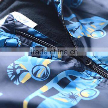 Wholesale Children Winter Jacket Fashion Print Satin Jacket Bomber Jackets for Kids photo-4