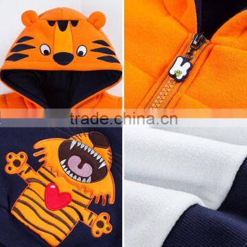 Custom Modern Fashion Boys Kids Wear/3pcs Sets Winter Warm Thick Children Garments