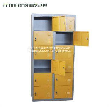 Hot Sale Modern Design 12 Yellow Door Office Filing Cabinet Steel Storage Cabinets Sale photo-2