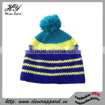Unisex Winter Warm Hat New Thicken Wool Knit Beanie Cap photo-2