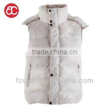 Thick Down Vest With Hood PQ194