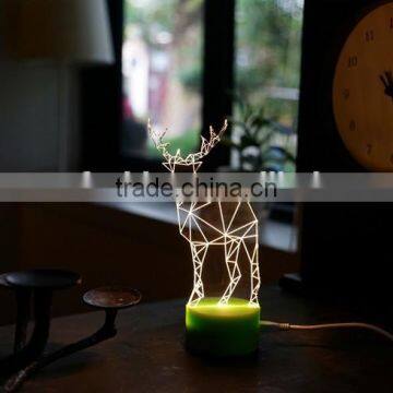 Fashion Glittering Christmas Deer LED Table Lamp photo-5