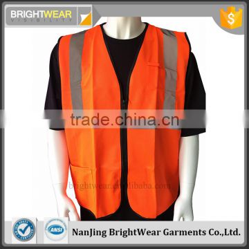 ANSI 107 generic tapes zipper USA high visibility vest