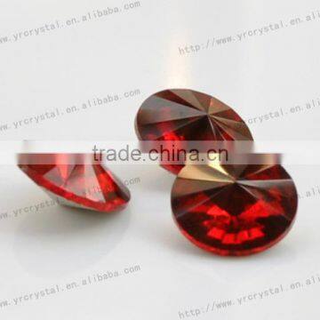 wholesale point back light siam color 1122 crystal stone crystal beads crystal fancy stone rivoli 8mm,10mm,12mm,14mm,16mm,18mm