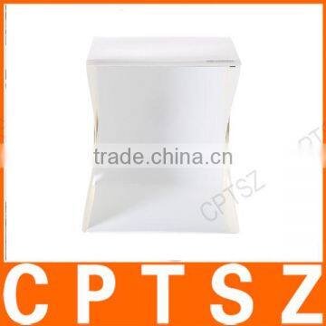 Folding Foldable Portable Mini Photography LED Lightbox Studio for IPhone Samsang LG HTC Smartphone Digital or DSLR Camera photo-3