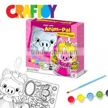 Arts and Craft kit Color your Anim-Pal Princess Pig