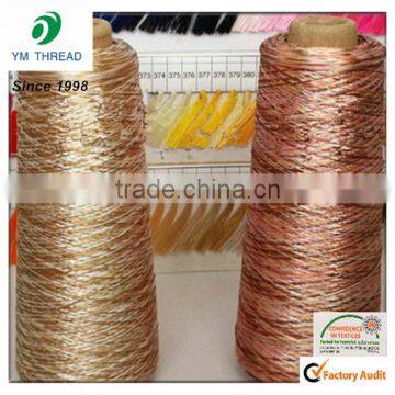 2016 Popular Fancy Yarn 100% Polyester Space Dyed Yarn for Garments