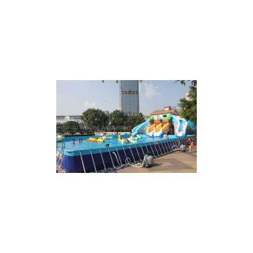 Hot Selling Custom Inflatable Water Slide With Pool