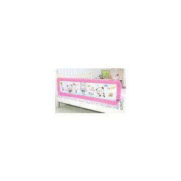 Pink Safety Bed Rails Full Size 100cm , Folding Infant Bed Rails