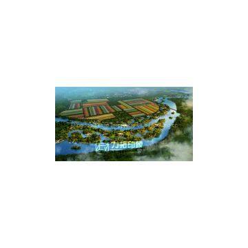 Aerial View 3D Rendering