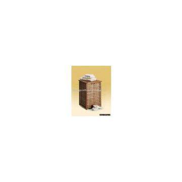wood laundry box