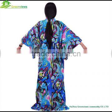 Women printed Kimono Robe cotton Pajamas Girl Japan traditional sleewear China Factory Direct Supply offer OEM GVXF0008