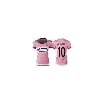 Club Team Womens Soccer Jerseys Juventus Pink ladies Football Shirt