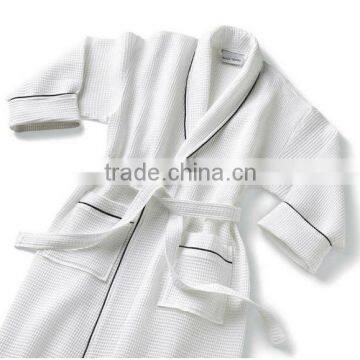 Factory Wholesale Waffle Bathrobe 100% Cotton photo-3