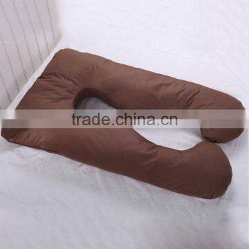 U Shaped- Premium Contoured Body Pregnancy Maternity Pillow with Zippered Cover Exclusively by Blowout Bedding Pregnant pillow