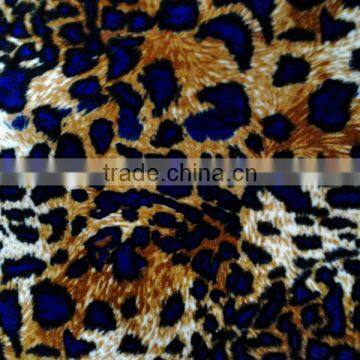 printed spun velour for dress