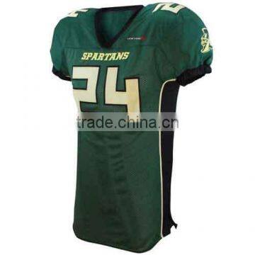 Low price customized adult American football jersey