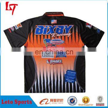 New Style 100%polyester Fabric Dri Fit Dart Shirt Custom photo-2