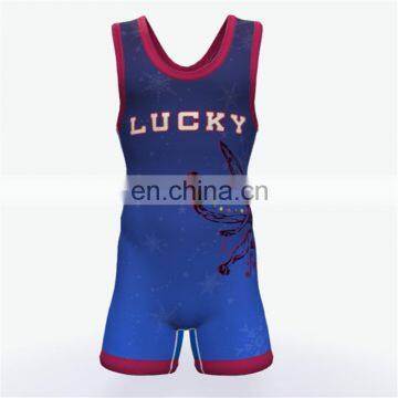 Low Cut Custom Blank Wresting Singlet