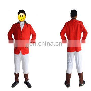 Wholesale 2017 hot new products funny cosplay Equestrian Costumes top quality Polyester Fox Hunter Adult Costumes MFJ-0004